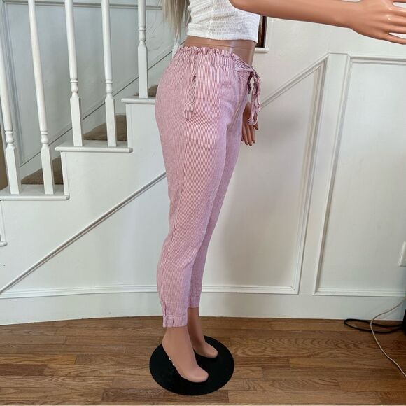 Pink seersucker pinstripe pants - Picture 9 of 14